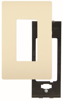 radiant One-Gang Screwless Wall Plate in Light Almond (246|RWP26LA)