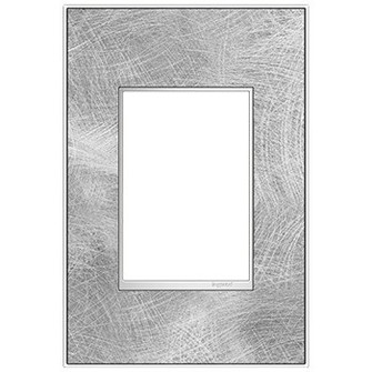 Adorne Gang Wall Plate in Spiraled Stainless (246|AWM1G3SP4)