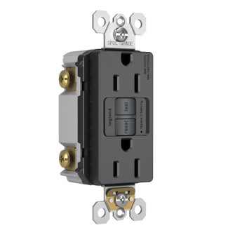 radiant Spec-GradeTamper-Resistant Self-Test GFCI Receptacle in Graphite (246|1597TRGCC4)