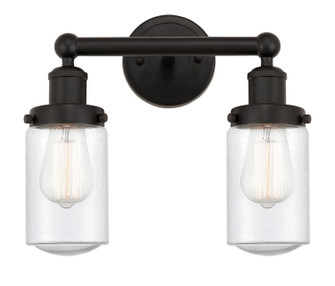 Edison Two Light Bath Vanity in Oil Rubbed Bronze (405|616-2W-OB-G314)