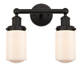 Edison Two Light Bath Vanity in Oil Rubbed Bronze (405|616-2W-OB-G311)