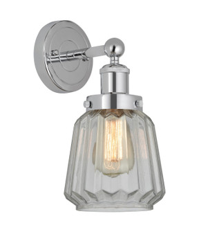 Edison One Light Wall Sconce in Polished Chrome (405|616-1W-PC-G142)