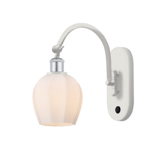 Ballston LED Wall Sconce in White Polished Chrome (405|518-1W-WPC-G461-6-LED)