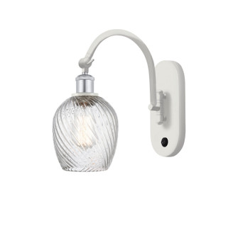Ballston One Light Wall Sconce in White Polished Chrome (405|518-1W-WPC-G292)