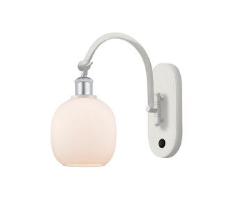 Ballston LED Wall Sconce in White Polished Chrome (405|518-1W-WPC-G101-LED)