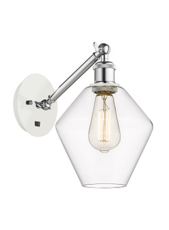 Ballston One Light Wall Sconce in White Polished Chrome (405|317-1W-WPC-G652-8)