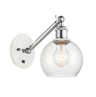 Ballston LED Wall Sconce in White Polished Chrome (405|317-1W-WPC-G124-6-LED)