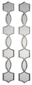 Vizela Mirror, Set Of 2 in Oxidized Silver (52|12856)