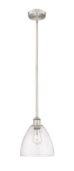 Edison LED Mini Pendant in Brushed Satin Nickel (405|616-1S-SN-GBD-91-LED)