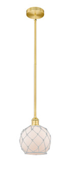 Edison One Light Mini Pendant in Satin Gold (405|616-1S-SG-G121-8RW)