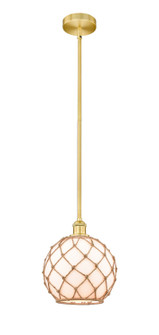Edison One Light Mini Pendant in Satin Gold (405|616-1S-SG-G121-10RB)