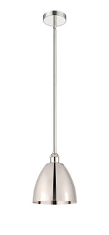 Edison One Light Mini Pendant in Polished Nickel (405|616-1S-PN-MBD-9-PN)