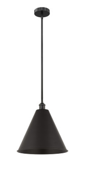 Edison One Light Mini Pendant in Matte Black (405|616-1S-BK-MBC-16-BK)