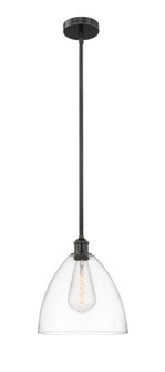 Edison One Light Mini Pendant in Matte Black (405|616-1S-BK-GBD-122)