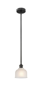Edison One Light Mini Pendant in Matte Black (405|616-1S-BK-G411)