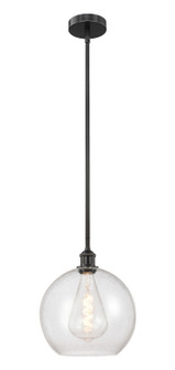 Edison One Light Mini Pendant in Matte Black (405|616-1S-BK-G124-12)