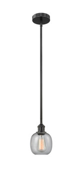 Edison One Light Mini Pendant in Matte Black (405|616-1S-BK-G104)