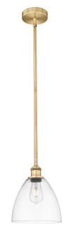 Edison One Light Mini Pendant in Brushed Brass (405|616-1S-BB-GBD-92)