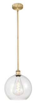 Edison One Light Mini Pendant in Brushed Brass (405|616-1S-BB-G122-12)