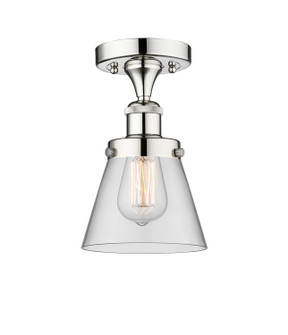 Edison One Light Semi-Flush Mount in Polished Chrome (405|616-1F-PC-G62)