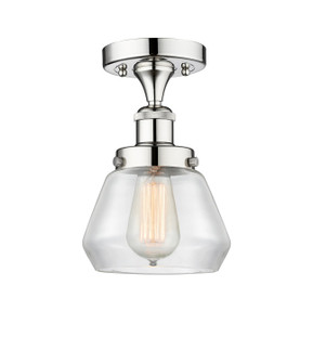 Edison One Light Semi-Flush Mount in Polished Chrome (405|616-1F-PC-G172)