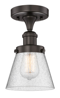 Edison One Light Semi-Flush Mount in Oil Rubbed Bronze (405|616-1F-OB-G64)