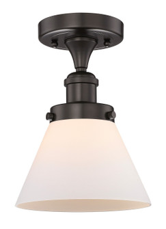 Edison One Light Semi-Flush Mount in Oil Rubbed Bronze (405|616-1F-OB-G41)