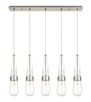 Downtown Urban LED Linear Pendant in Brushed Satin Nickel (405|125-452-1P-SN-G452-4CL)