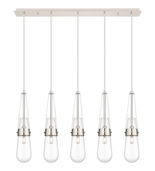 Downtown Urban LED Linear Pendant in Polished Nickel (405|125-452-1P-PN-G452-4CL)