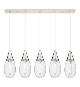 Downtown Urban LED Linear Pendant in Polished Nickel (405|125-450-1P-PN-G450-6CL)