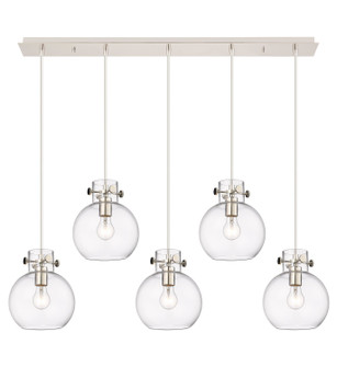 Newton LED Linear Pendant in Polished Nickel (405|125-410-1PS-PN-G410-8CL)