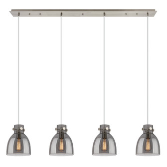 Downtown Urban Two Light Linear Pendant in Brushed Satin Nickel (405|124-410-1PS-SN-G412-8SM)