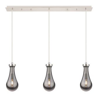 Downtown Urban LED Linear Pendant in Polished Nickel (405|123-451-1P-PN-G451-5SM)