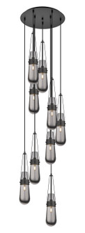 Downtown Urban LED Pendant in Matte Black (405|119-452-1P-BK-G452-4SM)