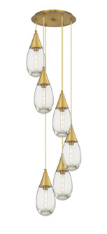 Downtown Urban LED Pendant in Brushed Brass (405|116-450-1P-BB-G450-6CL)
