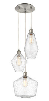 Ballston Three Light Pendant in Brushed Satin Nickel (405|113B-3P-SN-G654-MU)