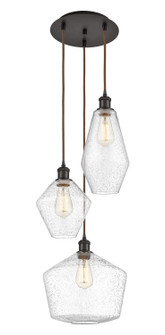 Ballston Three Light Pendant in Oil Rubbed Bronze (405|113B-3P-OB-G654-MU)