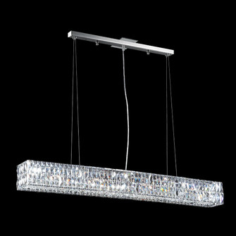 Contemporary Three Light Chandelier in Silver (64|95986S22)