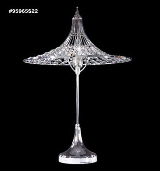 Contemporary One Light Table Lamp in Silver (64|95965S22)
