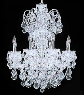 Maria Elena Eight Light Chandelier in Silver (64|93908S22)