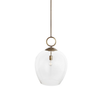 Calix One Light Pendant in Aged Brass (52|22127)