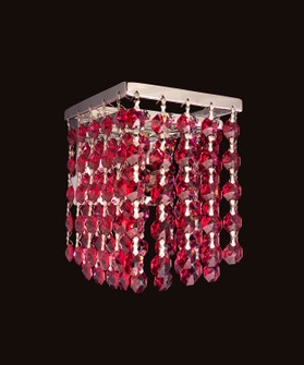 Bedazzle One Light Wall Sconce in Chrome (92|16102 SBV)