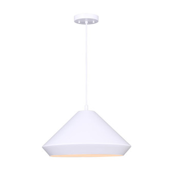 Byck One Light Pendant in Matte White (387|IPL1020A16WH)