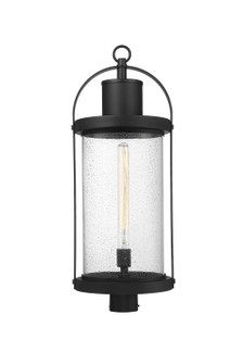 Roundhouse One Light Outdoor Post Mount in Black (224|569PHXL-BK)