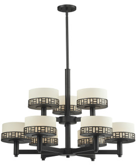 Elea Nine Light Chandelier in Bronze (224|329-9-BRZ)