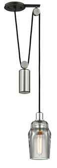 Citizen One Light Pendant in Graphite And Polished Nickel (67|F5992-GRA/PN)