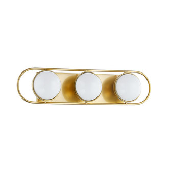 Amy Three Light Bath and Vanity in Aged Brass (428|H783303-AGB)