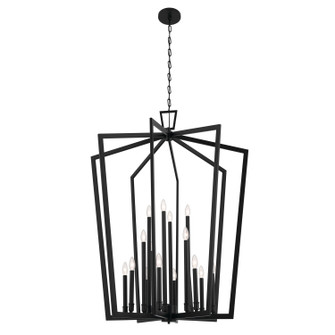Abbotswell 16 Light Foyer Pendant in Black (12|43499BK)