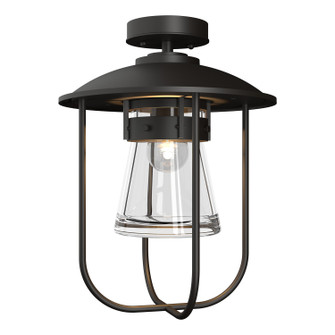 Erlenmeyer One Light Outdoor Semi-Flush Mount in Coastal White (39|356015-SKT-02-ZM0467)