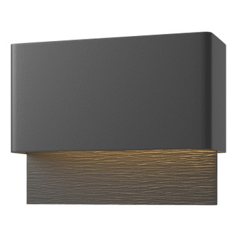 Stratum LED Outdoor Wall Sconce in Coastal Burnished Steel (39|302630-LED-78-02)